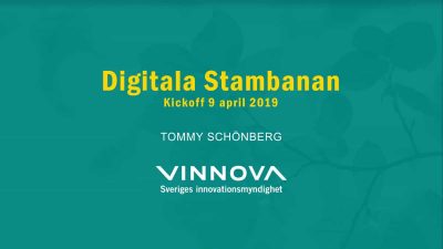 Kickoff DS - Vinnova - Tommy Schönberg